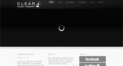 Desktop Screenshot of clearmusictherapy.com